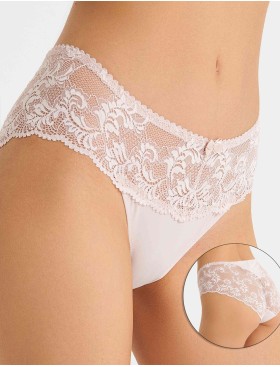 Трусы слипы Simona M 045/30 серебристый пион, Цвет: серебристый пион, Размеры: L