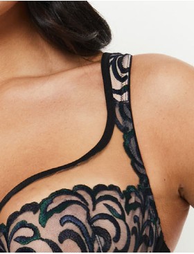 Бюстгальтер на большую грудь Subtille VENERA soft full cup, Цвет: черный+бежевый, Размеры: 65K, изображение 5