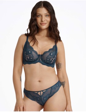 Трусы бразилиана Esotiq IDENTITY 41010 морская волна, Цвет: морская волна, Размеры: S, изображение 3