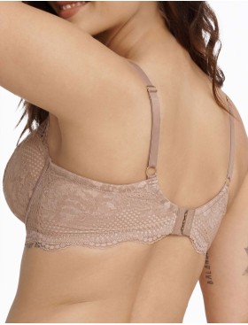 Кружевной бюстгальтер с поролоном Esotiq IDENTITY 41008 латте, Цвет: латте, Размеры: 75D, изображение 2