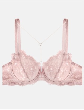 Кружевной бюстгальтер с поролоном Esotiq IDENTITY 41008 латте, Цвет: латте, Размеры: 75D, изображение 7