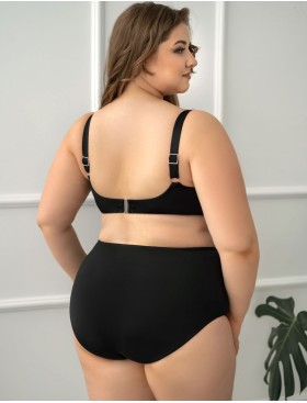 Плавки женские высокие Kris Line BEACH BLACK high waist, Цвет: черный, Размеры: 3XL, изображение 4