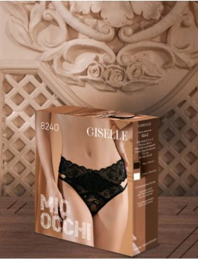 Трусики бразилиана Mioocchi GISELLE 8240 nero, Цвет: nero (черный), Размеры: M, изображение 6