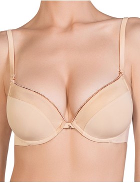 Бюстгальтер с пуш-ап гелем Mioocchi CRYSTALL 7735 cipria, Цвет: cipria (пудровый), Размеры: 85B