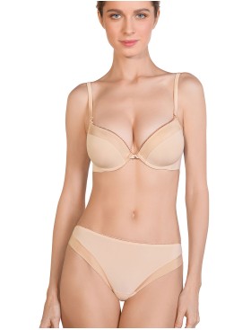 Бюстгальтер с пуш-ап гелем Mioocchi CRYSTALL 7735 cipria, Цвет: cipria (пудровый), Размеры: 85B, изображение 4