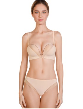 Бюстгальтер планж супер пуш-ап Mioocchi CRYSTALL 7737 cipria, Цвет: cipria (пудровый), Размеры: 70B, изображение 4