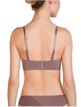 Бюстгальтер планж супер пуш-ап Mioocchi CRYSTALL 7737 stone, Цвет: stone (кофейный), Размеры: 70D, изображение 2