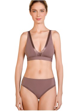 Трусы слипы миди Mioocchi CRYSTALL 7837 stone, Цвет: stone (кофейный), Размеры: S, изображение 3