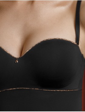 Боди-бандо с пуш-ап Mioocchi CRYSTALL 7742 nero, Цвет: nero (черный), Размеры: 65B, изображение 3