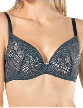 Бюстгальтер балконет пуш-ап Nipplex DANIELA P-UP деним, Цвет: деним, Размеры: 65E