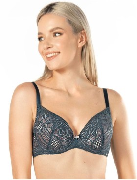 Бюстгальтер балконет пуш-ап Nipplex DANIELA P-UP деним, Цвет: деним, Размеры: 65E, изображение 2