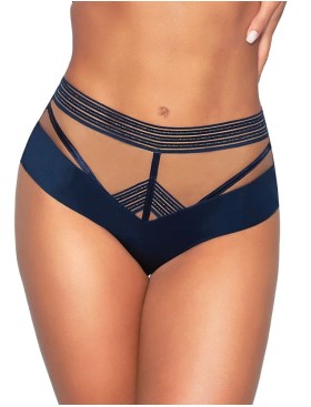 Трусы бразилиана Novika LOUNA MARINE brazyliany, Цвет: темно-синий, Размеры: S