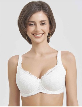 Бюстгальтер балконет Simona M 802/05 молоко, Цвет: молоко, Размеры: 75H, изображение 3