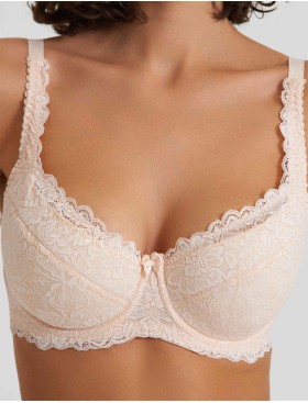 Бюстгальтер балконет Simona M 802/05 жасмин, Цвет: жасмин, Размеры: 75H