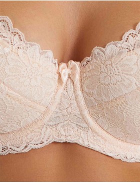 Бюстгальтер балконет Simona M 802/05 жасмин, Цвет: жасмин, Размеры: 75H, изображение 6