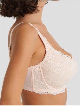 Бюстгальтер балконет Simona M 802/05 жасмин, Цвет: жасмин, Размеры: 75H, изображение 4
