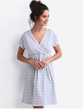 Сорочка с коротким рукавом Sensis OCTAVIA, Цвет: серый, Размеры: S