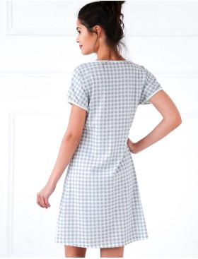 Сорочка с коротким рукавом Sensis OCTAVIA, Цвет: серый, Размеры: S, изображение 2