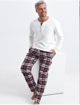 Мужская пижама Sensis PAUL, Цвет: белый, Размеры: XL, изображение 3