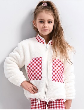 Детская теплая толстовка Sensis PERFECT KIDS, Цвет: белый, Размеры: 110-116