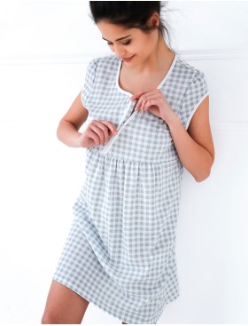 Сорочка для беременных Sensis SYMONE, Цвет: серый, Размеры: L, изображение 3