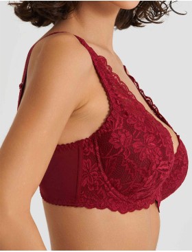 Бюстгальтер на поролоне Simona M 530 румба, Цвет: румба, Размеры: 75H, изображение 4