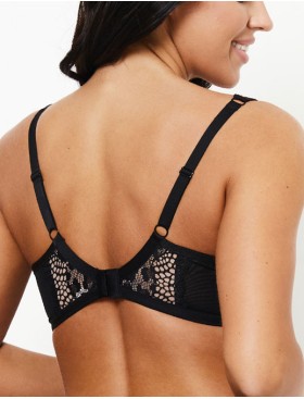 Бюстгальтер на большую грудь Subtille LEONA soft full cup, Цвет: черный+телесный, Размеры: 65F, изображение 4