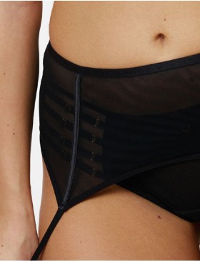 Пояс для чулок Subtille TEONA BLACK belt, Цвет: черный, Размеры: M, изображение 3