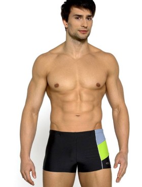 Плавки мужские Lorin BOXERKI 211 черный/зеленый, Цвет: черный/зеленый, Размеры: S