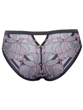 Трусики бразилиана Alles GLOSSY IRIS brazyliany black/pink, Цвет: черный, Размеры: S, изображение 6