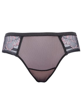 Трусики бразилиана Alles GLOSSY IRIS brazyliany black/pink, Цвет: черный, Размеры: S, изображение 5