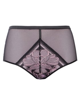 Высокие трусы Alles GLOSSY IRIS classic black/pink, Цвет: черный, Размеры: M, изображение 5