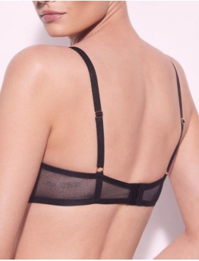 Бюстгальтер супер пуш-ап Alles GLOSSY IRIS SUPER P-UP black/pink, Цвет: черный, Размеры: 70B, изображение 2