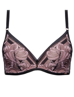 Бюстгальтер супер пуш-ап Alles GLOSSY IRIS SUPER P-UP black/pink, Цвет: черный, Размеры: 70B, изображение 8