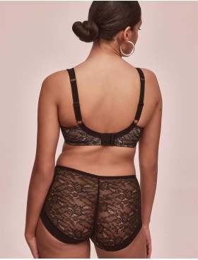 Бюстгальтер мягкий Alles SCARLET M черно-розовый, Цвет: черно-розовый, Размеры: 80D, изображение 7