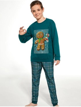 Пижама для мальчиков со штанами Cornette 593/966 COOKIE 4, Цвет: зеленый, Размеры: 110-116