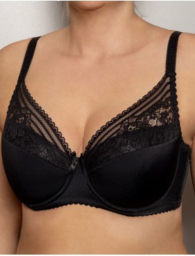 Бюстгальтер на поролоне Fluide COMPLIMENT 6085 черный, Цвет: черный, Размеры: 70E