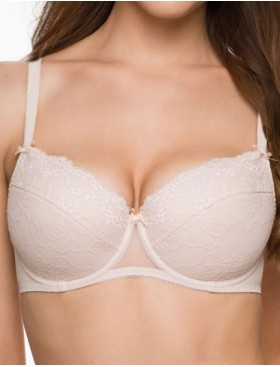 Бюстгальтер балконет пуш-ап Honey H06-14-L крем-брюле, Цвет: крем-брюле, Размеры: 70F