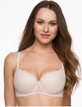 Бюстгальтер балконет пуш-ап Honey H06-14-L крем-брюле, Цвет: крем-брюле, Размеры: 70F, изображение 4