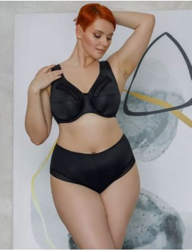 Мягкий бюстгальтер на косточках Honey H46-23-L черный, Цвет: черный, Размеры: 100H, изображение 6