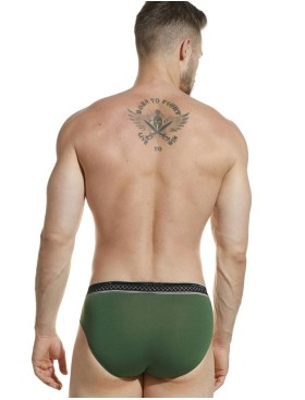 Мужские трусы слипы Jolidon N309MM green, Цвет: green (зеленый), Размеры: L, изображение 2