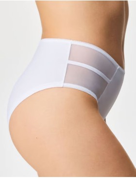 Трусы слипы миди Kinga ONYX 427/3-P белый, Цвет: белый, Размеры: M, изображение 3