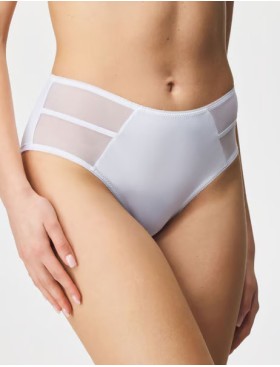 Трусы слипы миди Kinga ONYX 427/3-P белый, Цвет: белый, Размеры: M