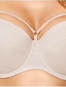 Бюстгальтер балконет Kinga NATI II BC-451 бежевый, Цвет: бежевый, Размеры: 65E, изображение 4