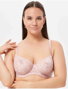 Бюстгальтер с мягкими кружевными чашками Lina A 6010 лотос, Цвет: лотос, Размеры: 75B, изображение 3