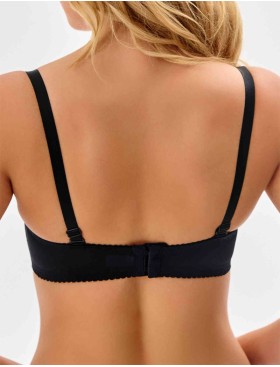 Бюстгальтер балконет анжелика Lina A 6035 черный, Цвет: черный, Размеры: 70G, изображение 2