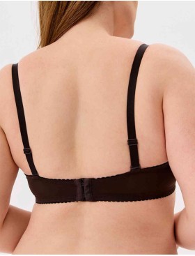 Бюстгальтер балконет анжелика Lina A 6035 коричневый, Цвет: коричневый, Размеры: 85E, изображение 2