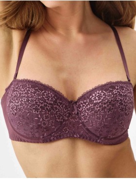 Бюстгальтер балконет анжелика Lina A 6035 крокус, Цвет: крокус, Размеры: 75D
