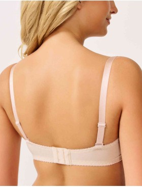 Бюстгальтер балконет анжелика Lina A 6035 серебристый пион, Цвет: серебристый пион, Размеры: 75G, изображение 2