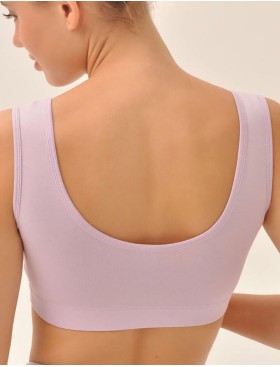 Поддерживающий топ MY DT202 черничный йогурт, Цвет: сиреневый, Размеры: S, изображение 2